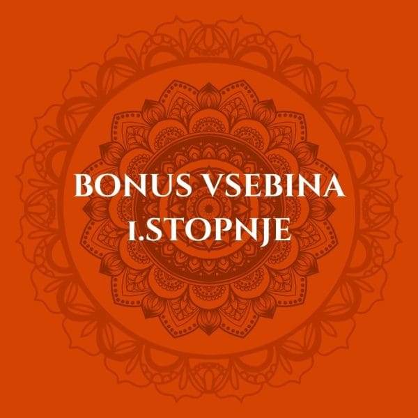 BONUS VSEBINA REIKI TEČAJA 1. STOPNJE