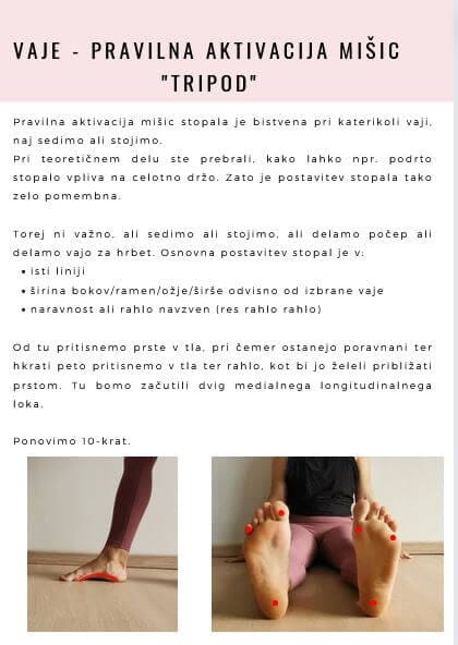 PRIROČNIK: Funkcionalna stopala video + pdf priročnik z vajami