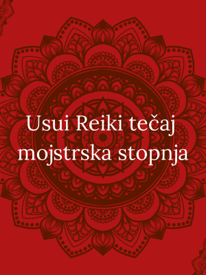 Tečaj Usui Reiki 3. stopnje, 24.4.2026