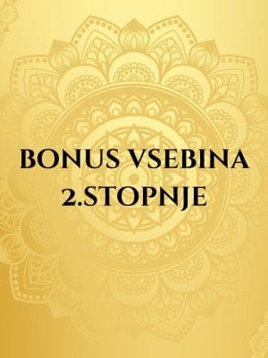 BONUS VSEBINA REIKI TEČAJA 2. STOPNJE