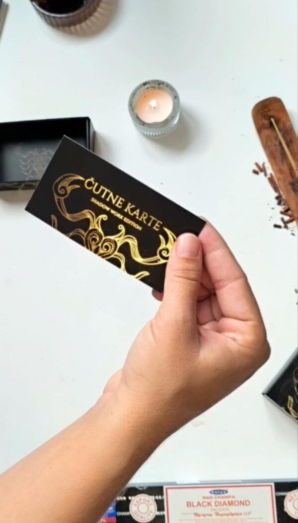 Čutne karte shadow work edition + delovni zvezek